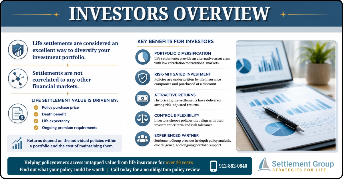 An investor signing a document
